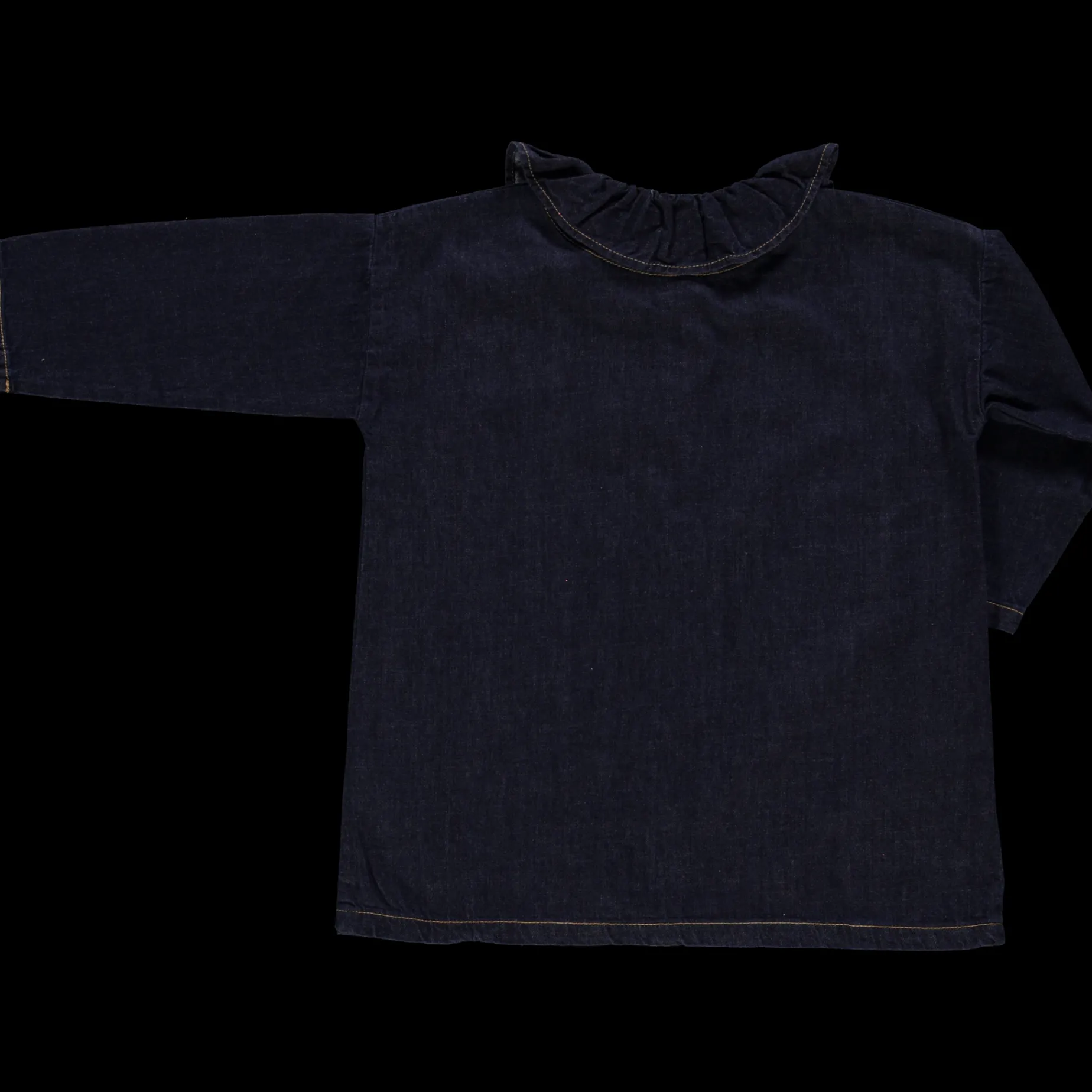 Poudre Organic Blouses & Chemises | BLOUSE ARONIE Denim Dark Blue Denim-Dark-Blue