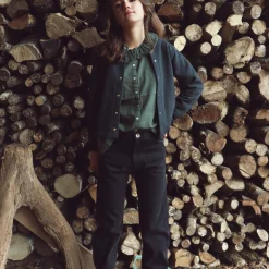 Poudre Organic Blouses & Chemises | BLOUSE ARONIE Forest Green ForestGreen