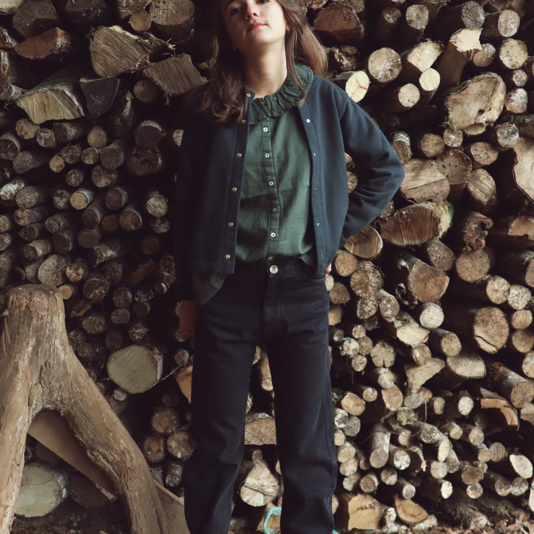 Poudre Organic Blouses & Chemises | BLOUSE ARONIE Forest Green ForestGreen