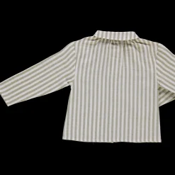 Poudre Organic Blouses & Chemises | Blouses & Chemises | BLOUSE BAMBOU Rayures Green Moss RayuresGreenMoss