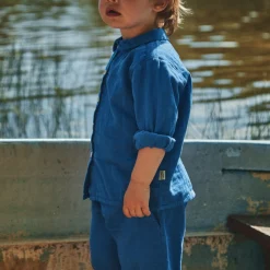 Poudre Organic Blouses & Chemises | BLOUSE BELLADONE Dazzling Blue Dazzling-Blue