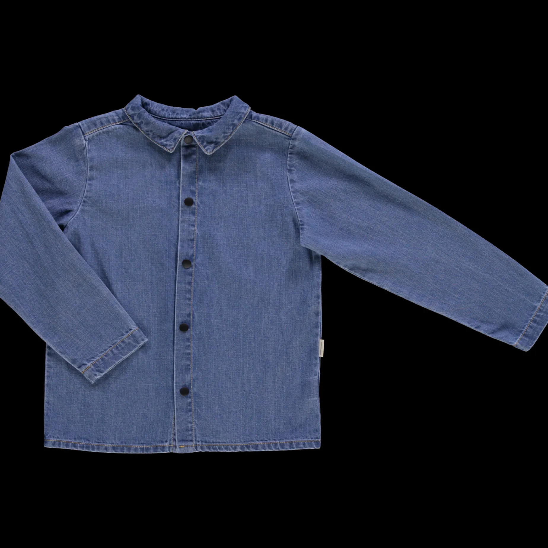 Poudre Organic Blouses & Chemises | BLOUSE BELLADONE Denim Blue Denim-Blue