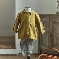 Poudre Organic Blouses & Chemises | Blouses & Chemises | BLOUSE BELLADONE Green Moss GreenMoss