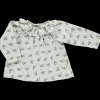Poudre Organic Blouses & Chemises | BLOUSE CHARME Fleurs Blue Fog Fleurs-Blue-Fog