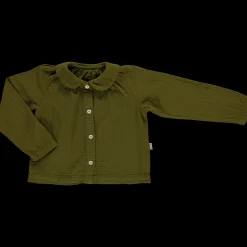 Poudre Organic Blouses & Chemises | Blouses & Chemises | BLOUSE FLEUR Fir Green FirGreen
