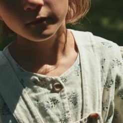 Poudre Organic Blouses & Chemises | BLOUSE POIRE Fleurs Blue Fog Fleurs-Blue-Fog