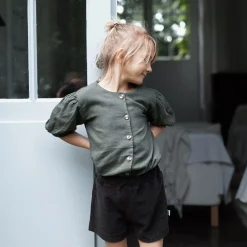 Poudre Organic Blouses & Chemises | BLOUSE POIRE Forest Green ForestGreen
