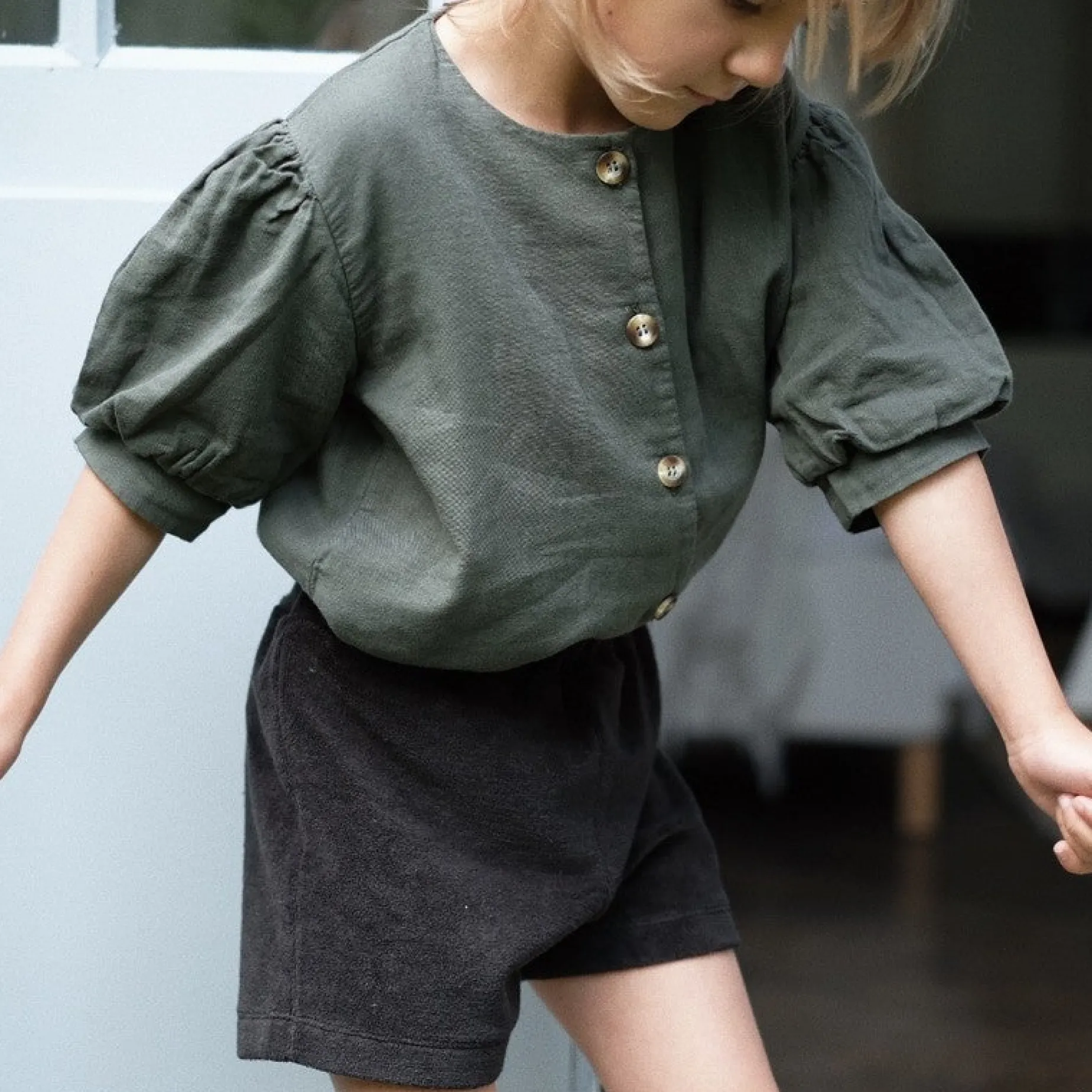 Poudre Organic Blouses & Chemises | BLOUSE POIRE Forest Green ForestGreen