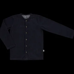 Poudre Organic Blouses & Chemises | BLOUSE RONCE Denim Dark Blue Denim-Dark-Blue