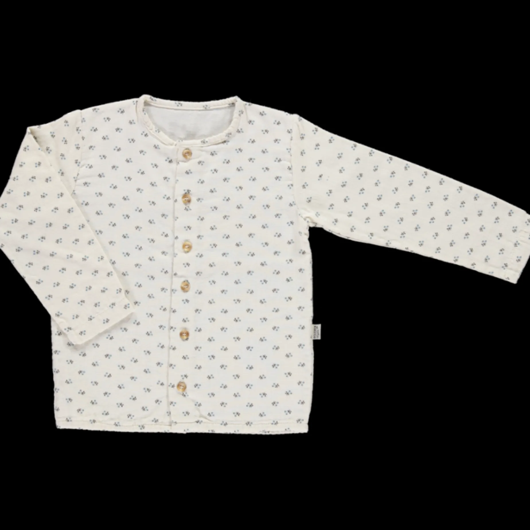 Poudre Organic Blouses & Chemises | Blouses & Chemises | BLOUSE RONCE Hors Saison Blue Surf Hors-Saison-Blue-Surf