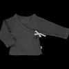 Poudre Organic Cardigans | CACHE COEUR CROCUS CÔTELÉ Anthracite