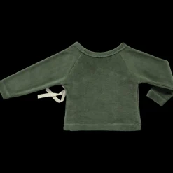 Poudre Organic Cardigans | CACHE COEUR CROCUS VELOURS Forest Green ForestGreen