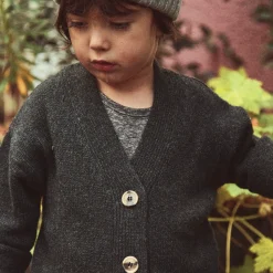 Poudre Organic Cardigans | Cardigans | CARDIGAN ACACIA Anthracite