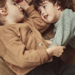 Poudre Organic Cardigans | Cardigans | CARDIGAN ACACIA Camel