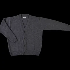 Poudre Organic Cardigans | CARDIGAN AMMI LAINE ADULTE Dark Mist DarkMist