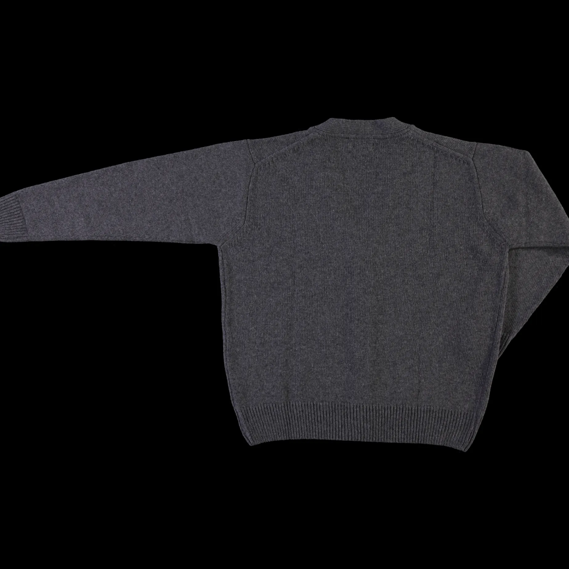 Poudre Organic Cardigans | CARDIGAN AMMI LAINE ADULTE Dark Mist DarkMist