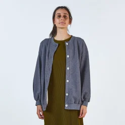 Poudre Organic Cardigans | CARDIGAN BRUNELLE ADULTE Anthracite