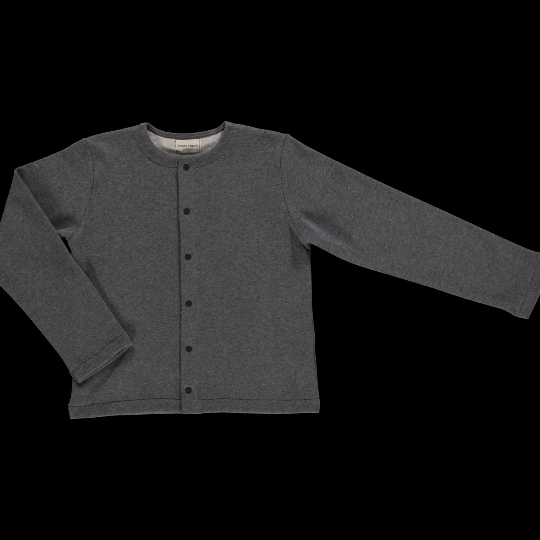 Poudre Organic Cardigans | CARDIGAN CAMOMILLE ADULTE Anthracite