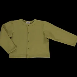 Poudre Organic Cardigans | Cardigans | CARDIGAN CAMOMILLE Green Moss GreenMoss