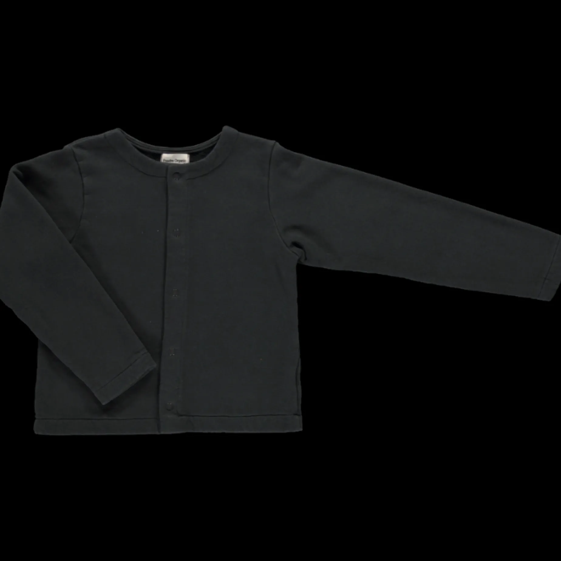 Poudre Organic Cardigans | Cardigans | CARDIGAN CAMOMILLE Pirate Black PirateBlack