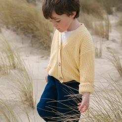 Poudre Organic Cardigans | Cardigans | CARDIGAN MATÉ Jaune Pastel JaunePastel