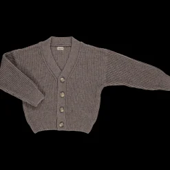 Poudre Organic Cardigans | Cardigans | CARDIGAN MATÉ LAINE Castor
