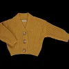 Poudre Organic Cardigans | Cardigans | CARDIGAN MATÉ LAINE Moutarde