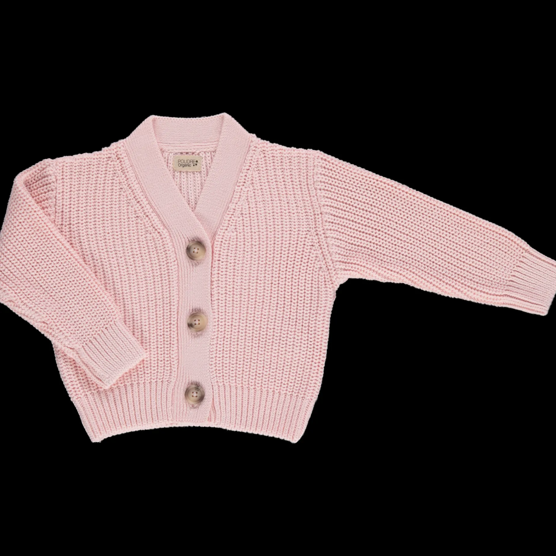 Poudre Organic Cardigans | Cardigans | CARDIGAN MATÉ Rose Pastel RosePastel