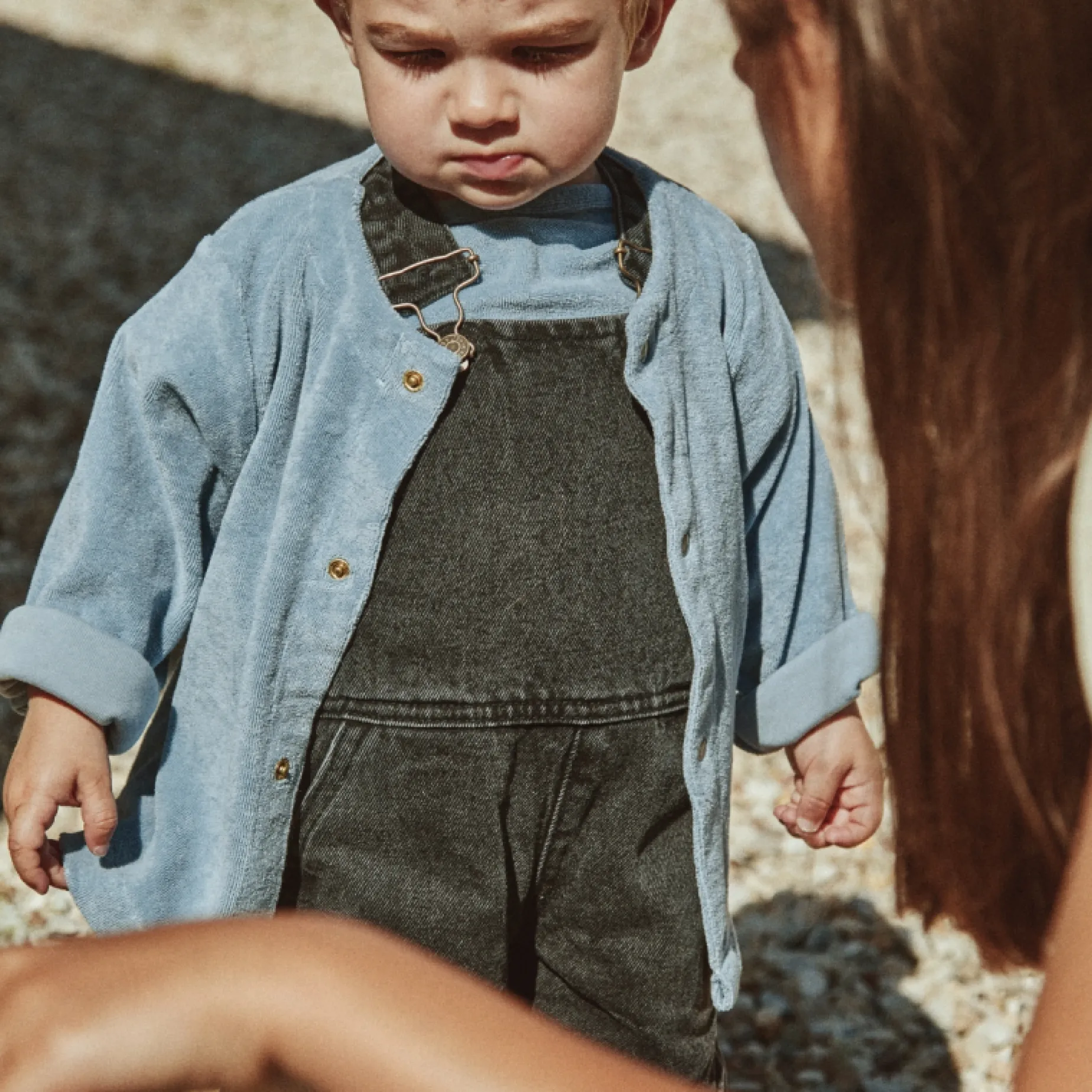 Poudre Organic Cardigans | CARDIGAN MELISSE ÉPONGE Blue Fog BlueFog
