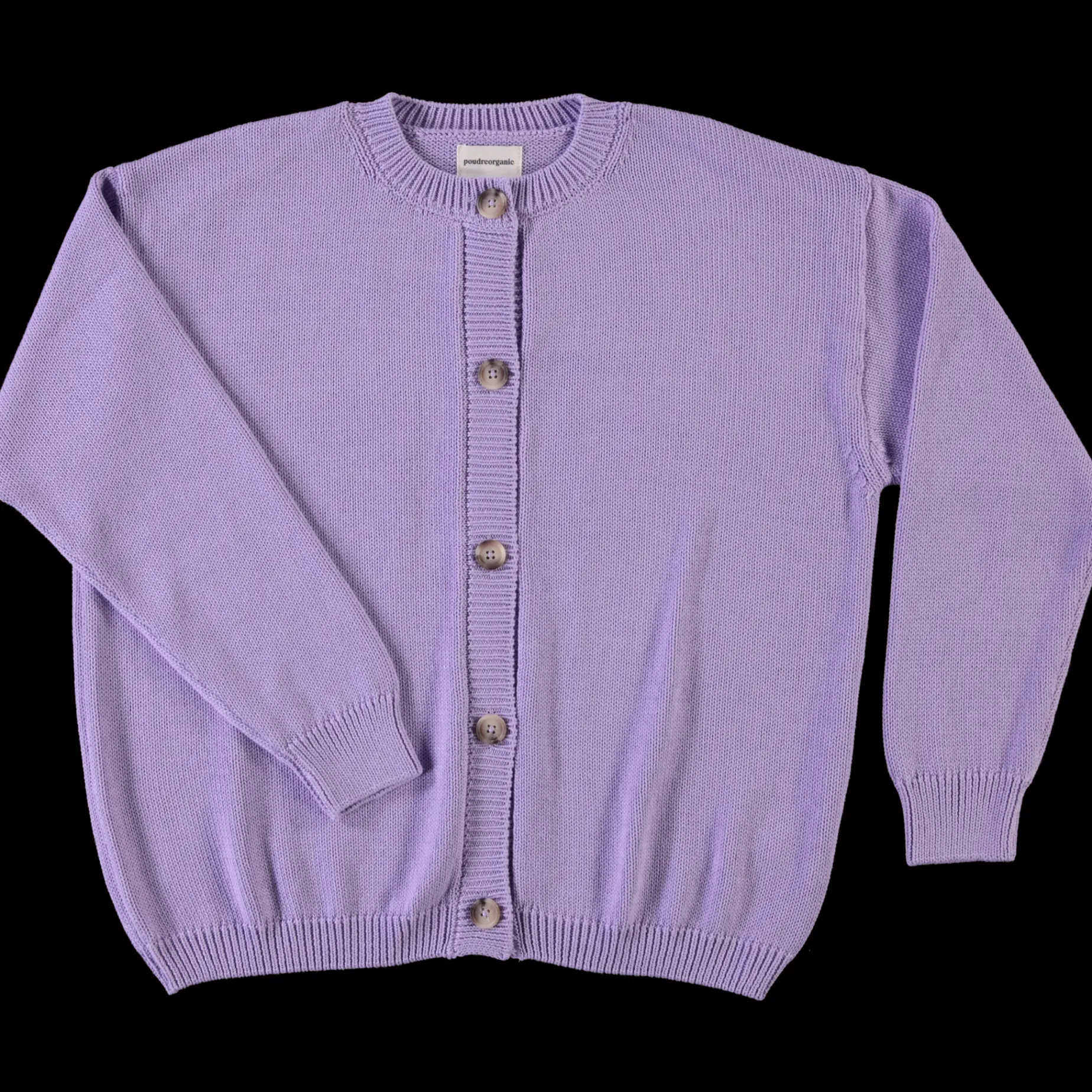 Poudre Organic Cardigans | CARDIGAN PÉTALE ADULTE Lavender