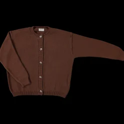 Poudre Organic Cardigans | CARDIGAN PÉTALE ADULTE Noisette