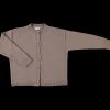 Poudre Organic Cardigans | CARDIGAN PÉTALE LAINE ADULTE Dark Sand DarkSand