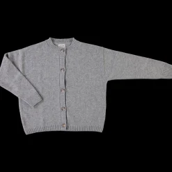 Poudre Organic Cardigans | CARDIGAN PÉTALE LAINE ADULTE Mist