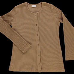 Poudre Organic Cardigans | CARDIGAN SOUCI CÔTELÉ Dijon