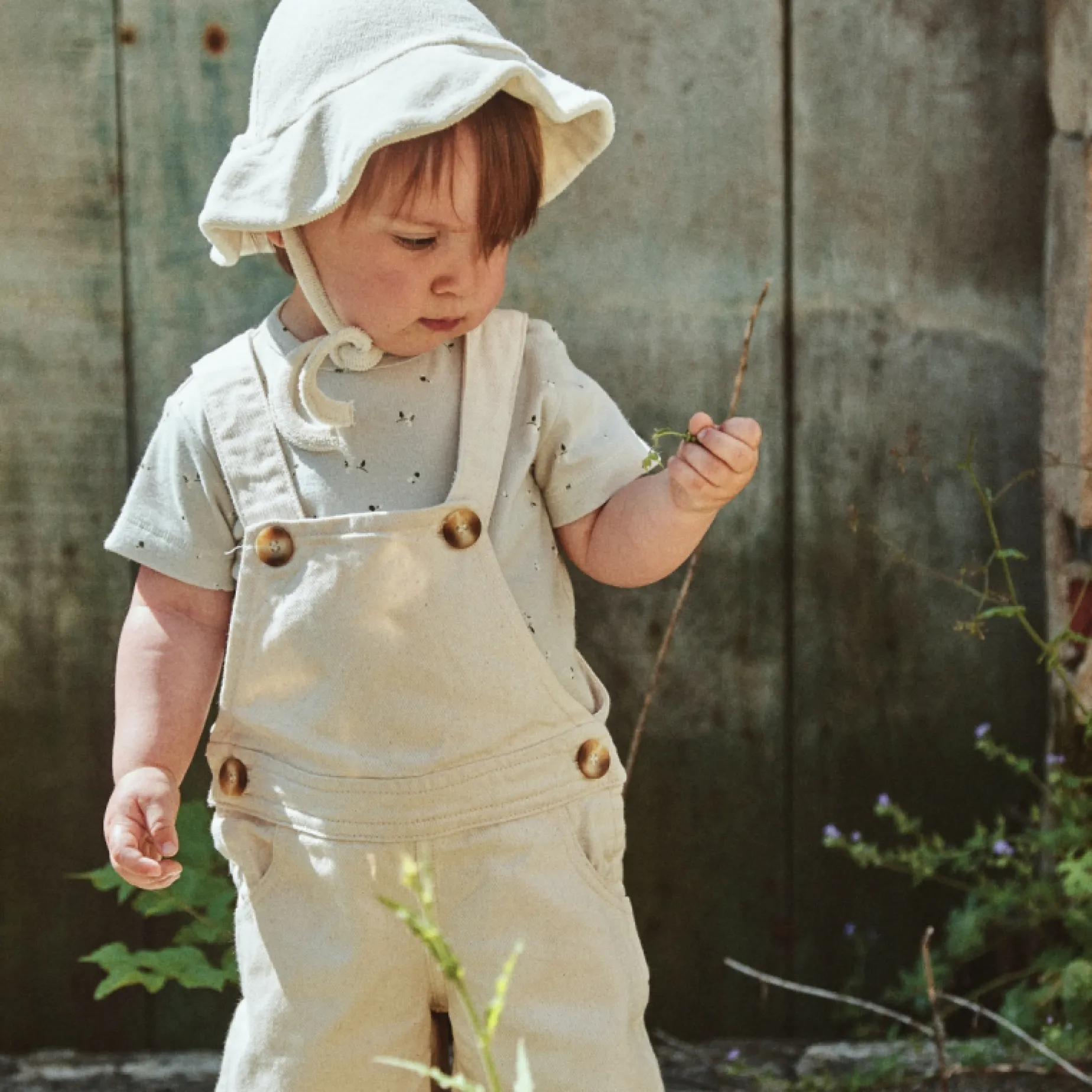 Poudre Organic Béguins, Bonnets Et Chapeaux | CHAPEAU PIVOINE ÉPONGE Almond Milk AlmondMilk
