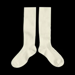 Poudre Organic Chaussettes & Collants | Chaussettes & Collants | CHAUSSETTES HAUTES À CÔTES Doux Agneaux DouxAgneaux