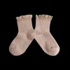 Poudre Organic Chaussettes & Collants | Chaussettes & Collants | CHAUSSETTES LILI À DENTELLES Vieux Rose VieuxRose