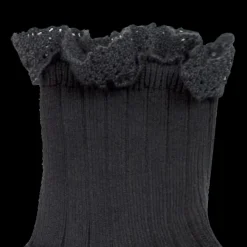 Poudre Organic Chaussettes & Collants | Chaussettes & Collants | CHAUSSETTES LILI À DENTELLES Pierre de Volvic PierredeVolvic