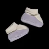 Poudre Organic Chaussons | CHAUSSONS WAKAME Rayures Lavender RayuresLavender
