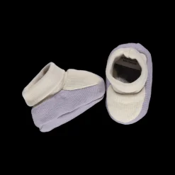 Poudre Organic Chaussons | CHAUSSONS WAKAME Rayures Lavender RayuresLavender