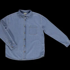 Poudre Organic Chemises & Surchemises | CHEMISE CAMISA Denim Blue Denim-Blue