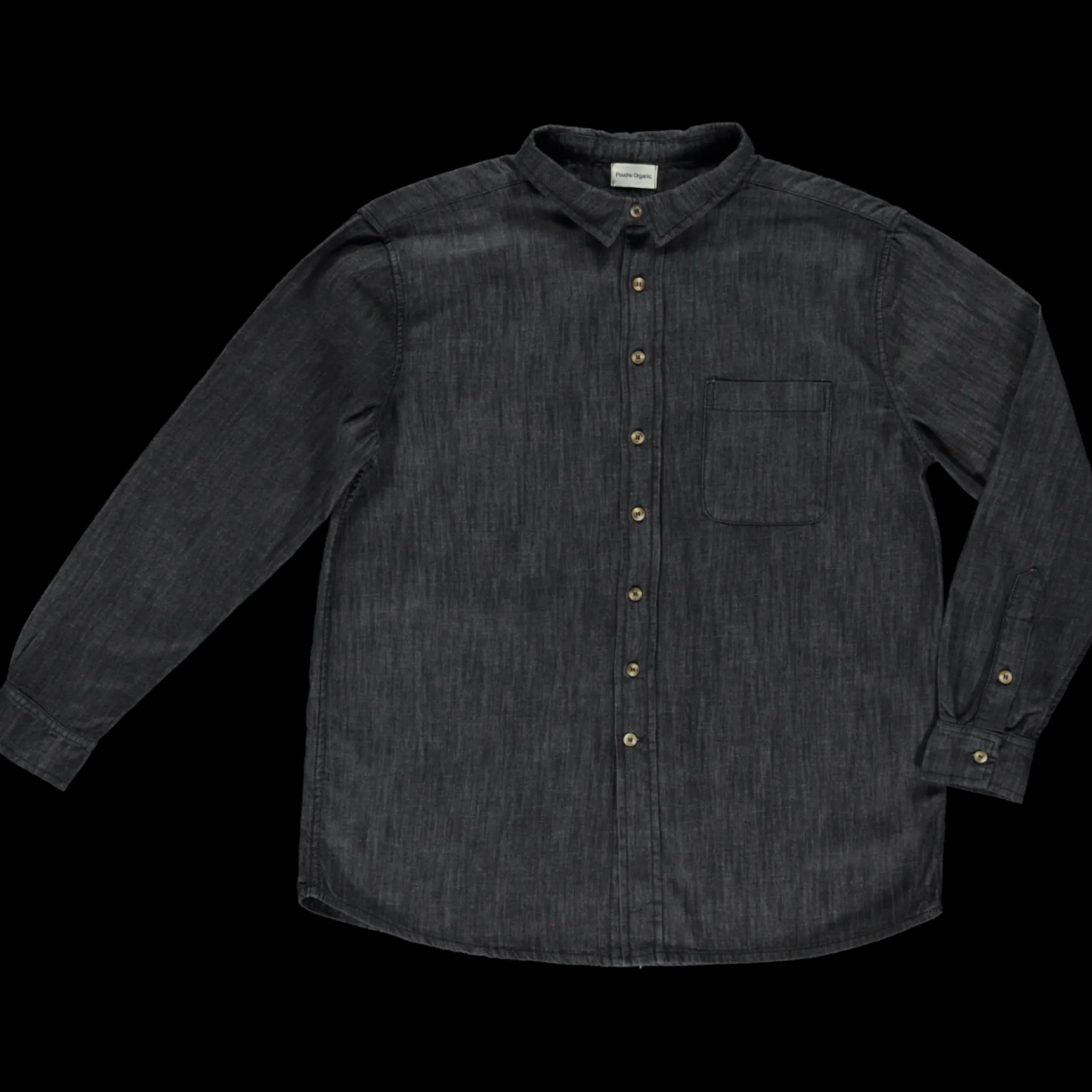 Poudre Organic Chemises & Surchemises | CHEMISE CAMISA Denim Noir