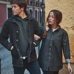 Poudre Organic Chemises & Surchemises | CHEMISE CAMISA Denim Noir