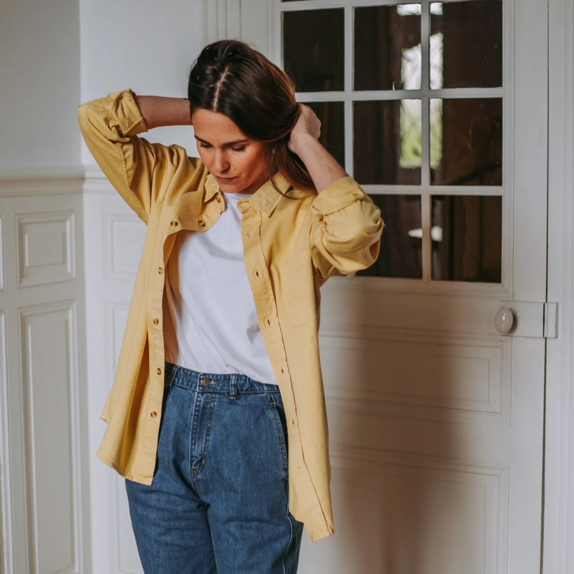 Poudre Organic Chemises & Surchemises | CHEMISE CAMISA Denim Sahara Sun SaharaSun