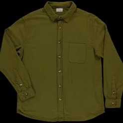Poudre Organic Chemises & Surchemises | CHEMISE CAMISA GAZE Fir Green FirGreen