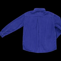 Poudre Organic Chemises & Surchemises | CHEMISE LENHADOR VELOURS CÔTELÉ Dazzling Blue Dazzling-Blue