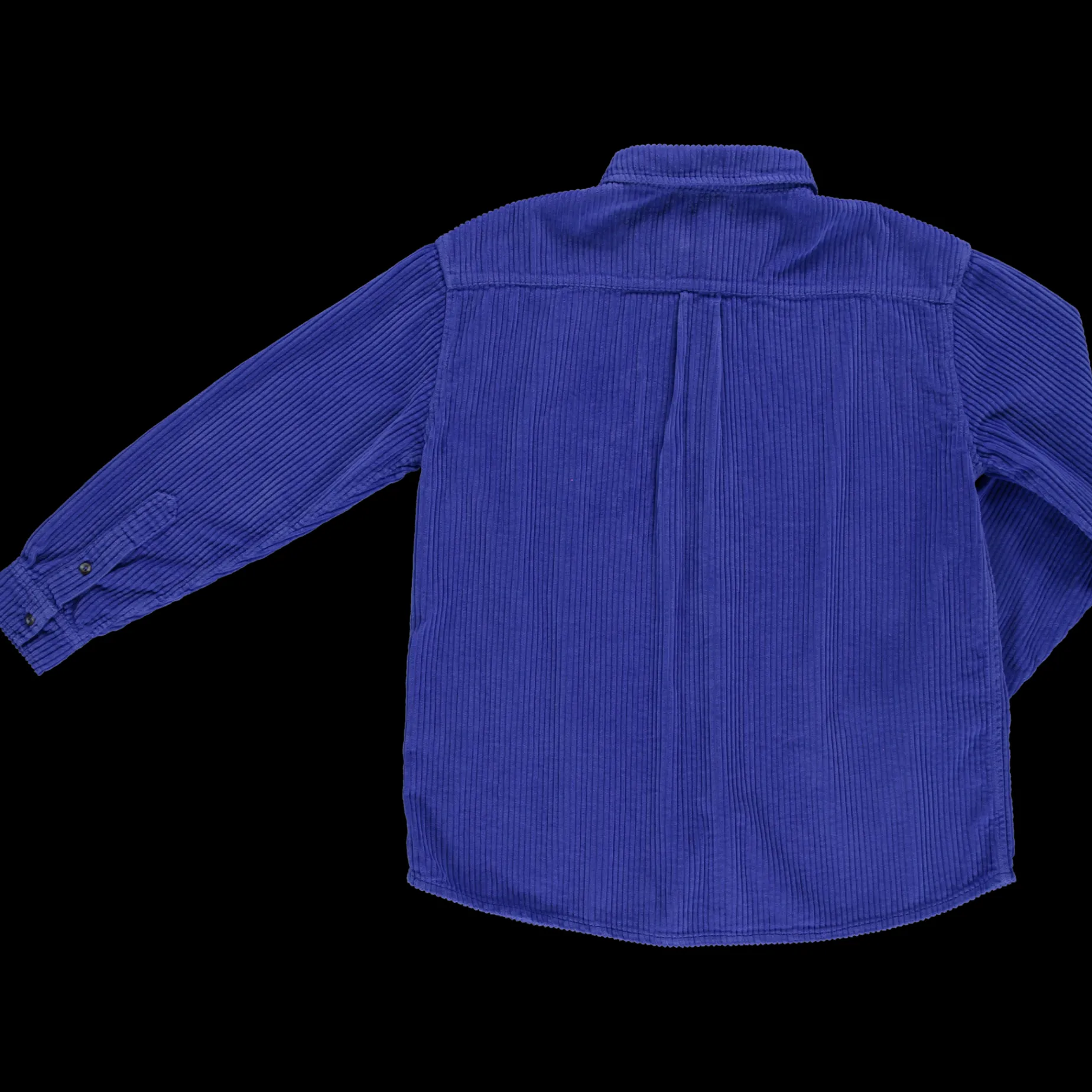 Poudre Organic Chemises & Surchemises | CHEMISE LENHADOR VELOURS CÔTELÉ Dazzling Blue Dazzling-Blue