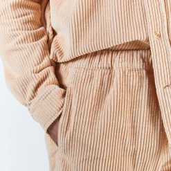 Poudre Organic Chemises & Surchemises | CHEMISE LENHADOR VELOURS CÔTELÉ Toasted Almond ToastedAlmond
