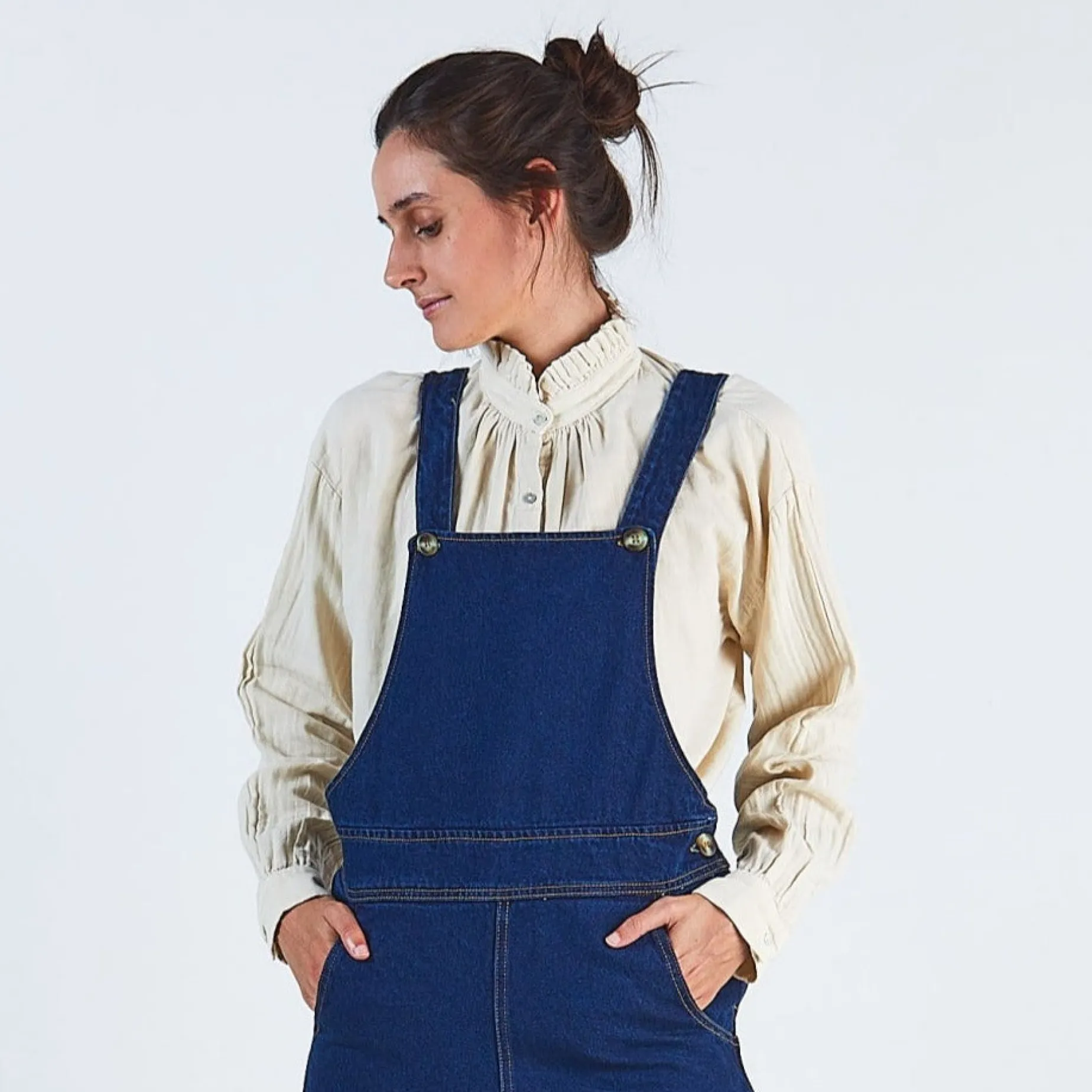 Poudre Organic Blouses & Chemises | CHEMISE ROSIER Almond Milk AlmondMilk