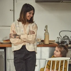Poudre Organic Blouses & Chemises | Duos Kids/adultes | CHEMISE ROSIER Biscotti